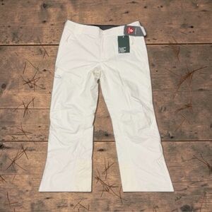 L.L. Bean Women's Wildcat Waterproof Insulated Snow Pants Bone Large